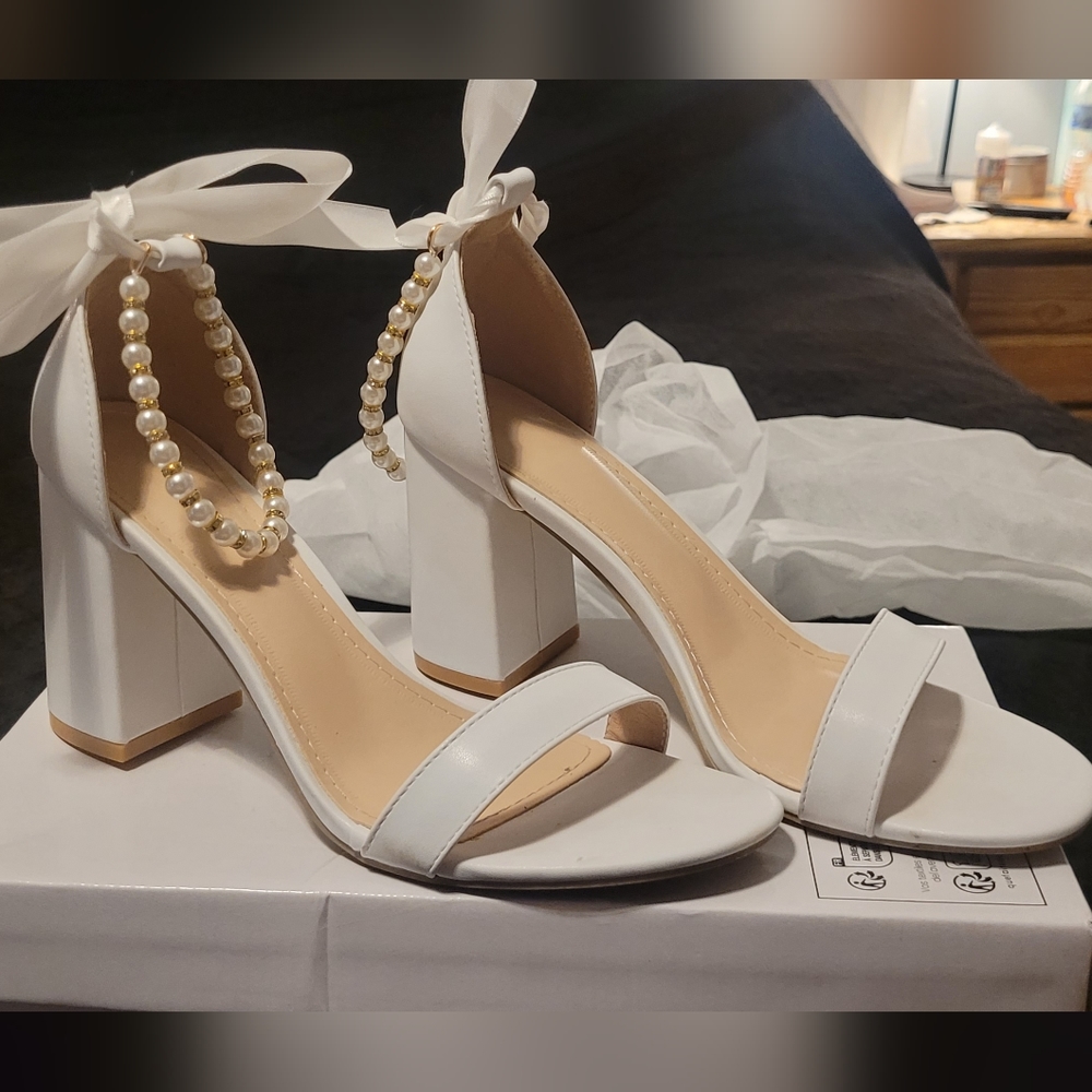 White heels